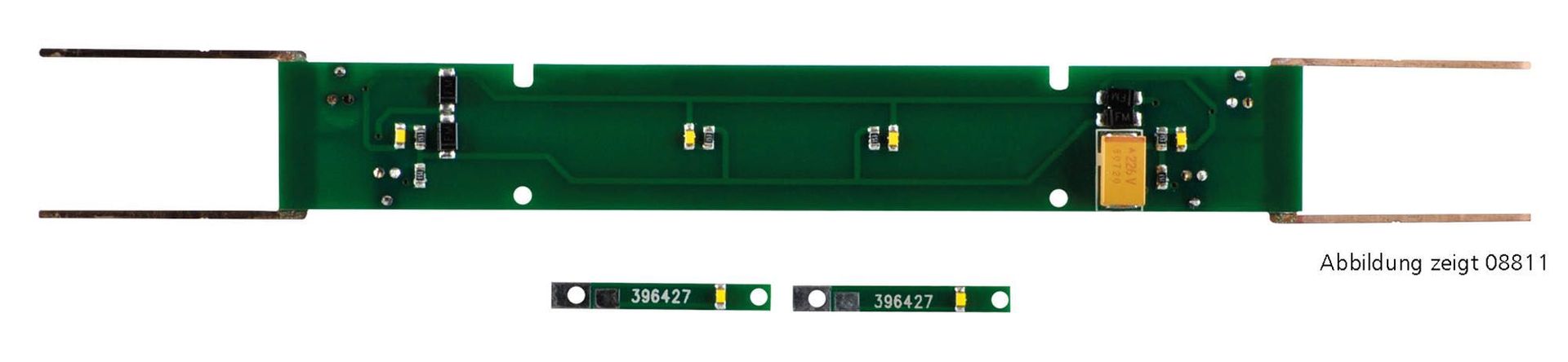 Tillig 08813 - Beleuchtungsbausatz für Schmalspurwagen (7-/8-Fenster LüP 167 mm) 