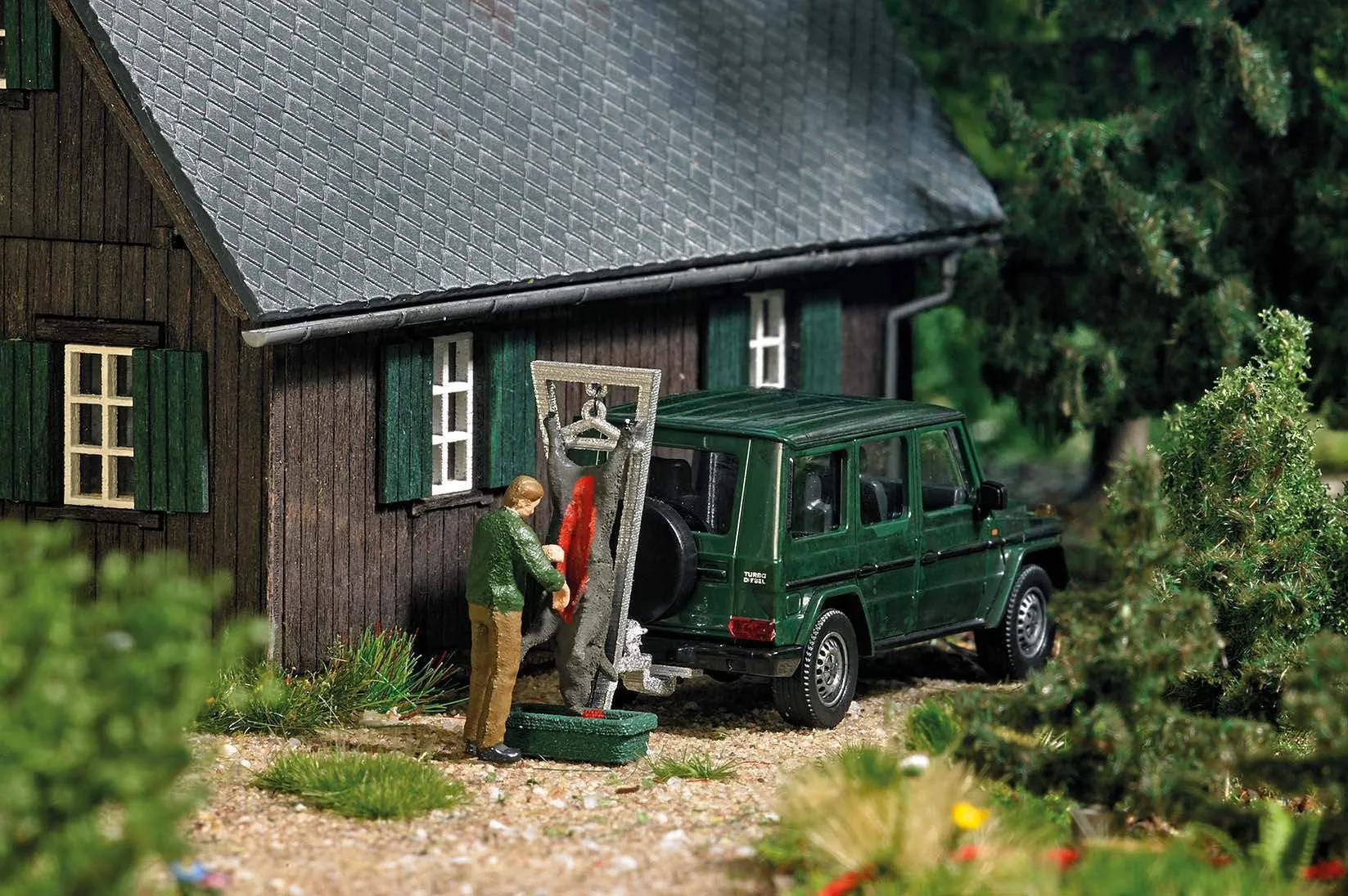 Busch 7959 - A-Set: Jagdende H0 1:87