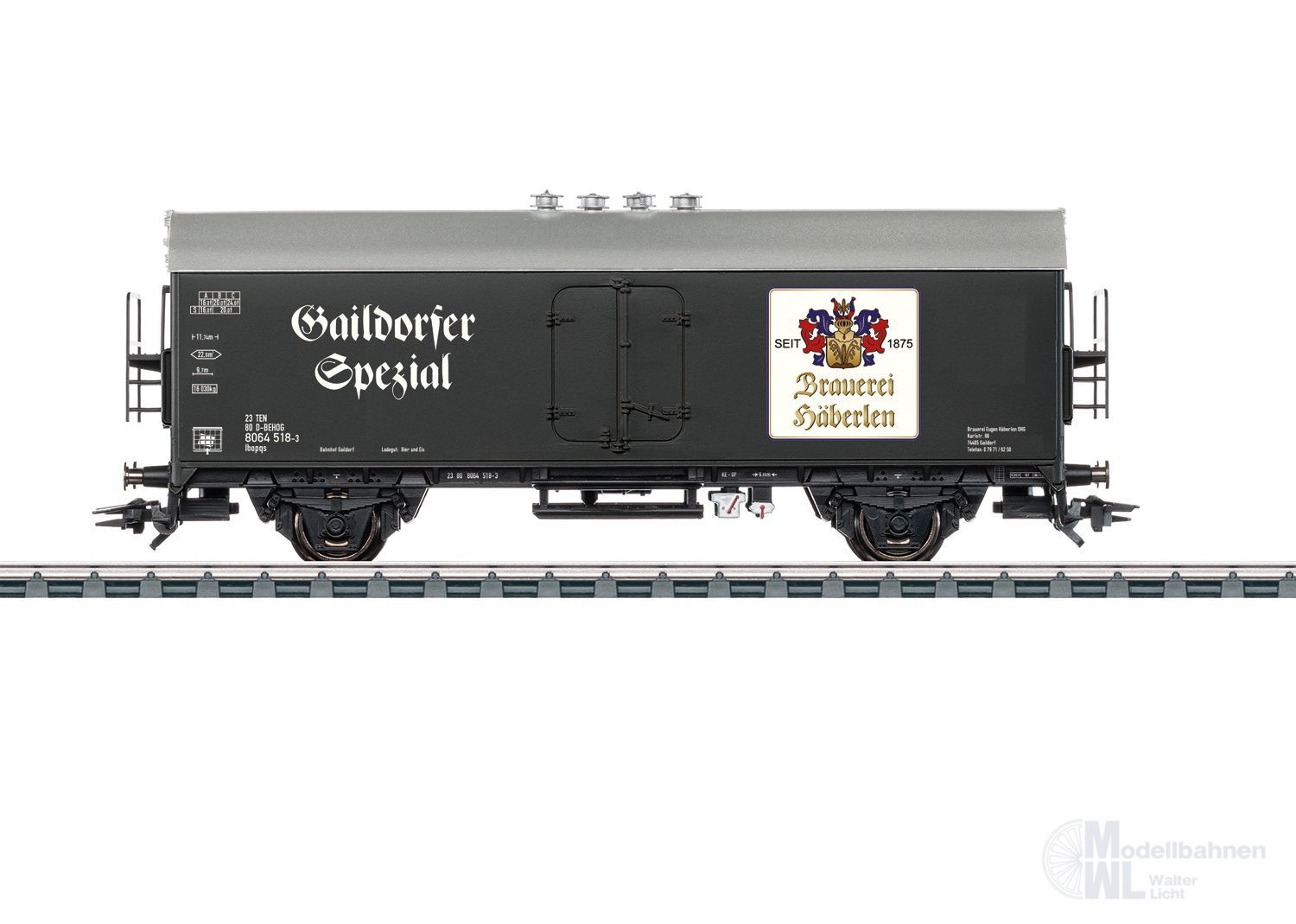Märklin 45033 - Bierkühlwagen Dithmarscher 150 Jahre Brauerei Häberlen H0/WS Märklin 45033 - Bierkühlwagen Dithmarscher 150 Jahre Brauerei Häberlen H0/WS