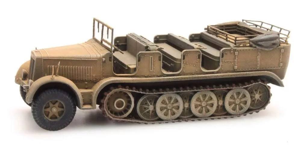 ARTITEC b.v. 6870066 - Sonderkraftfahrzeug 7 Zugkraftwagen 8t gelb Deutsche Wehrmacht H0 1:87