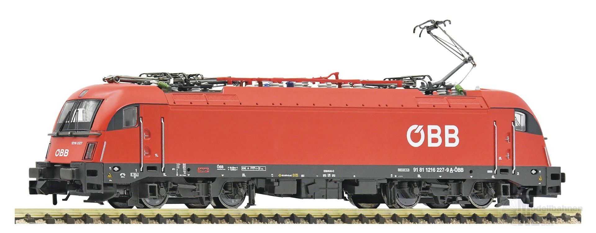 Fleischmann 7570029 - E-Lok BR 1216 227-9 ÖBB Ep.VI N 1:160 Sound Fleischmann 7570029 - E-Lok BR 1216 227-9 ÖBB Ep.VI N 1:160 Sound