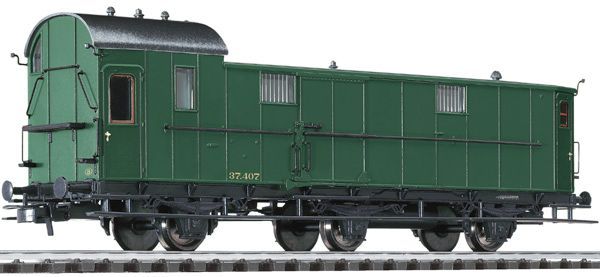 Liliput 334405 - Packwagen SNCB Ep.II 3-achs Pw3 37.407 H0/GL