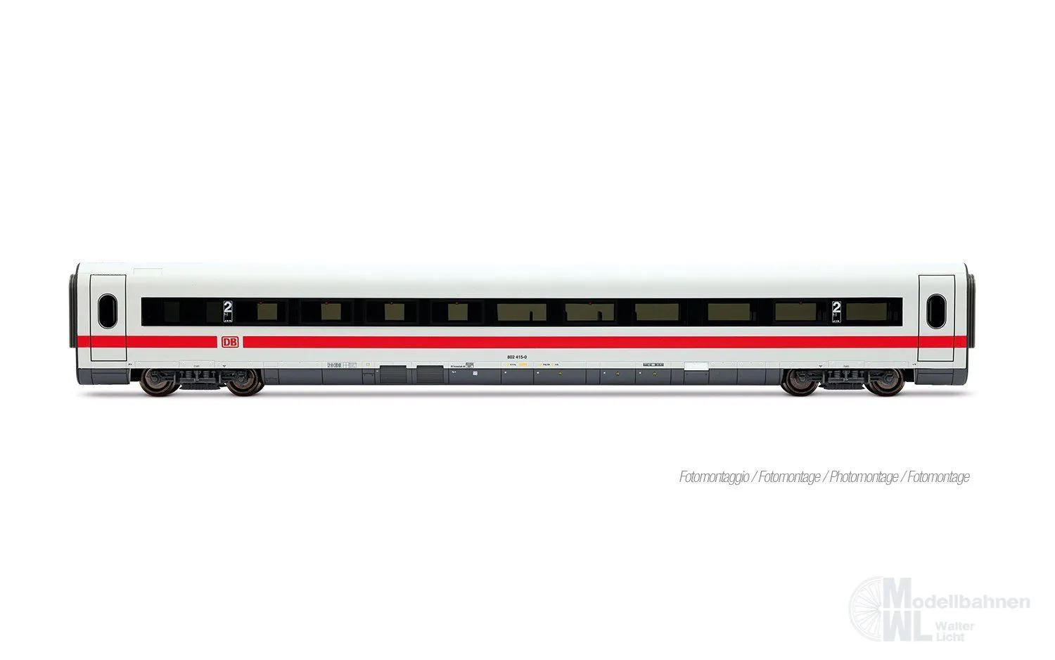 Lima 4682 - Ergänzungswagen Set ICE 1 DB Ep.V 5.tlg. Landshut H0/GL