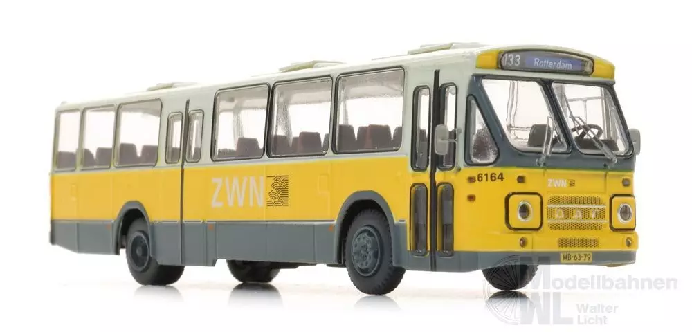 ARTITEC b.v. 487.070.24 - Regionalbus ZWN 6164 DAF Vorderseite 1 Ausstieg Mitte H0 1:87