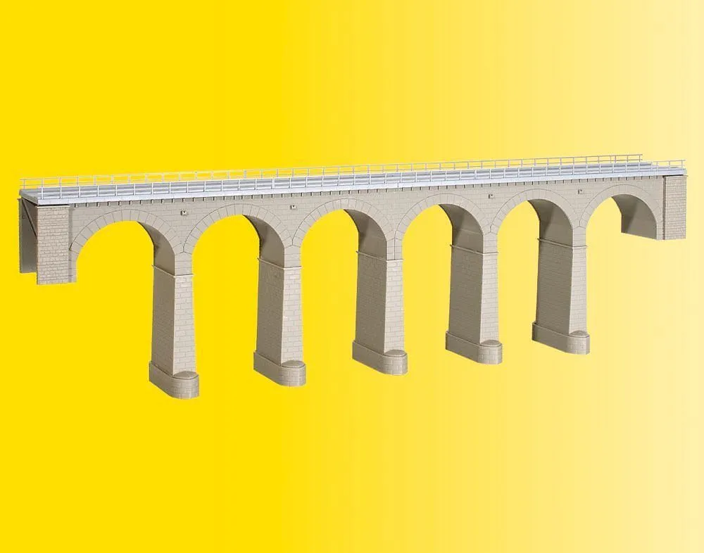 Kibri 39724 - Aachtal-Viadukt mit Eisbrecherpfeilern eingleisig H0 1:87