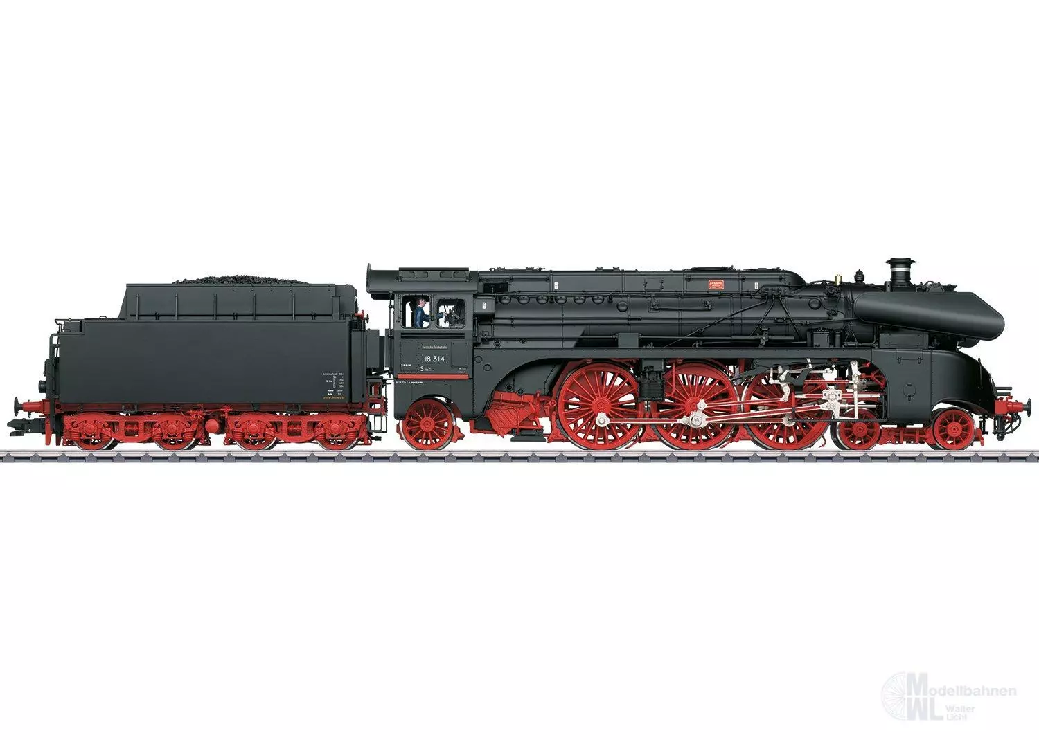 Märklin 55125 - Dampflok BR 18 314 DR Ep.III Spur 1
