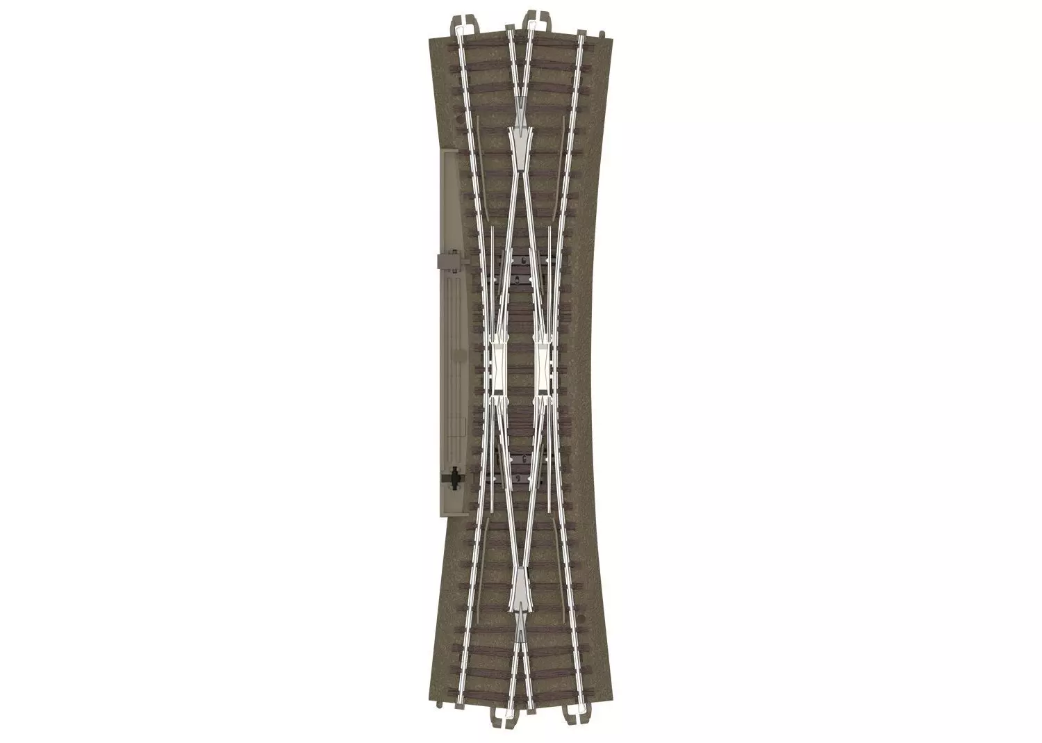 Trix 62720 - DKW 12° Schlanke Doppelkreuzungsweiche H0/GL