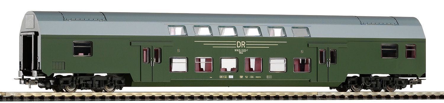 Piko 57684 - Doppelstockwagen DR Ep.IV DBmtrue grün H0/GL