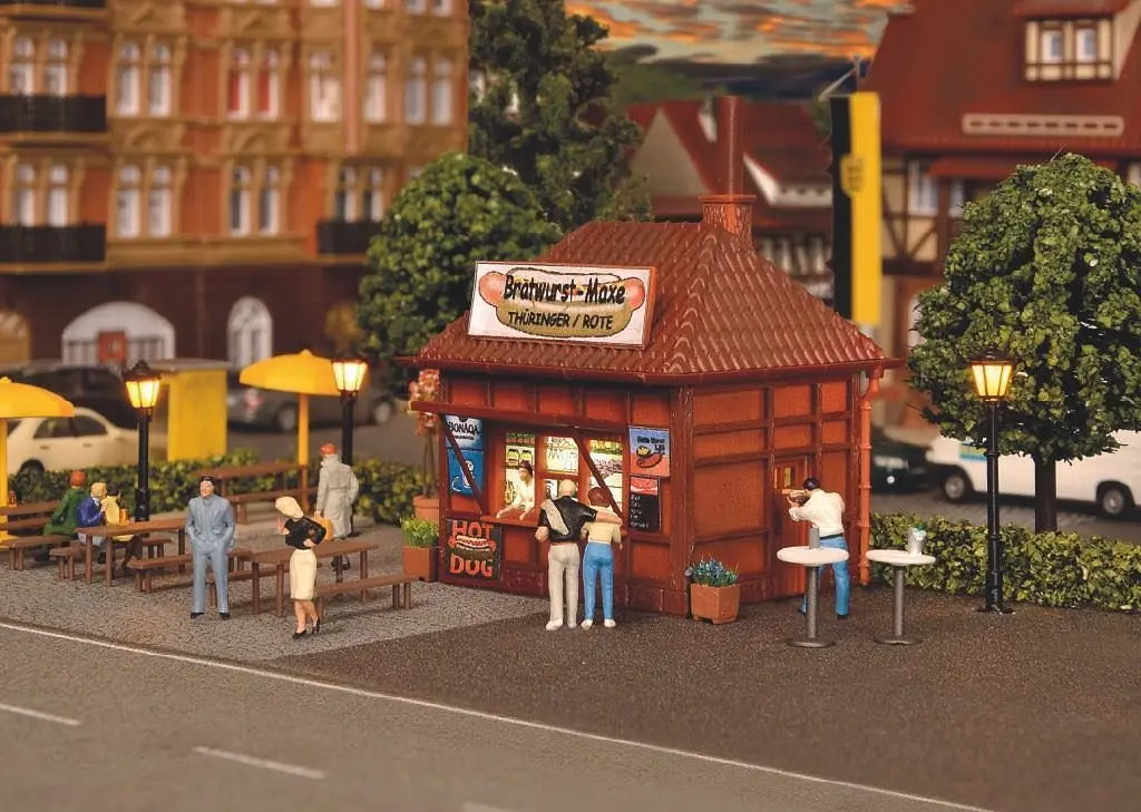 Vollmer 45140 - Kiosk Bratwurst-Maxe H0 1:87