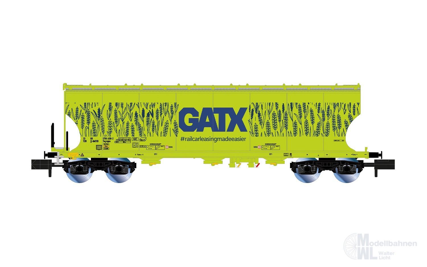 Arnold 6737 - Getreidesilowagen D-GATX Ep.VI N 1:160