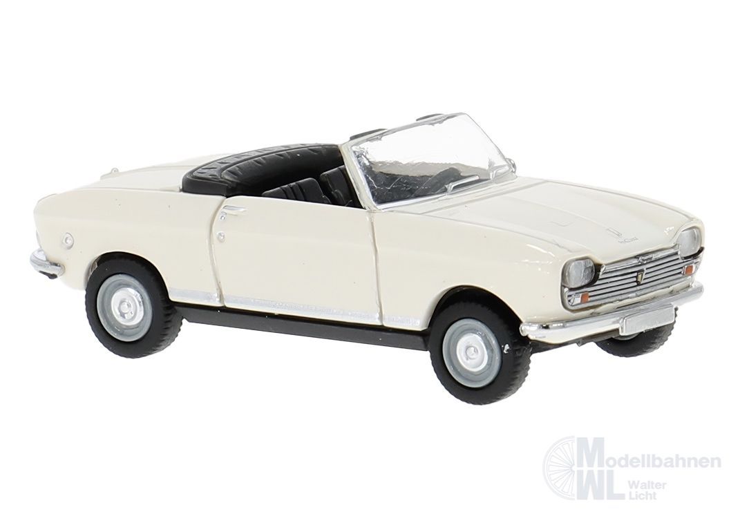 Brekina 29176 - Peugeot 204 Cabrio in weiß H0 1:87
