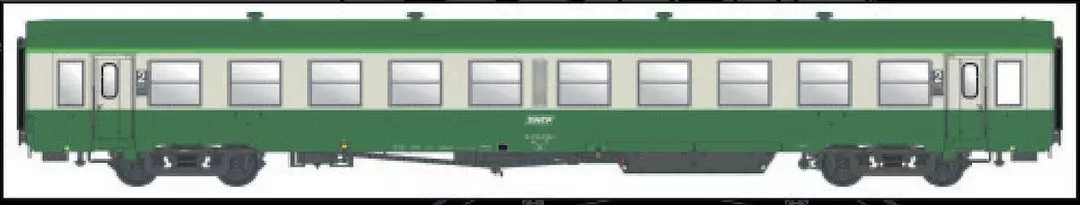 LS Models MW40034 - Personenwagen SNCF Ep.IVb USI B10t U61 2.Kl. H0/GL