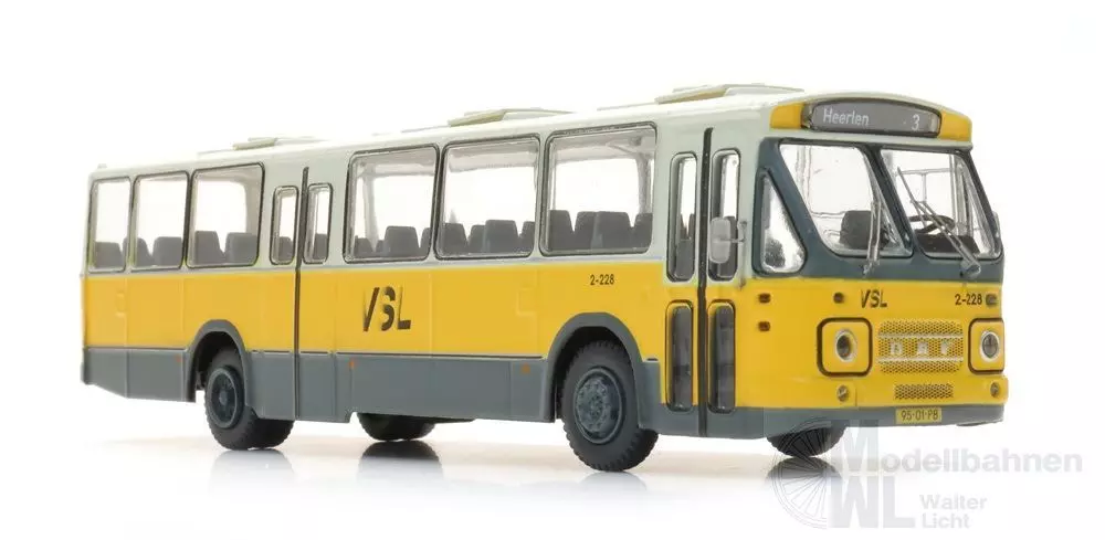 ARTITEC b.v. 487.070.16 - Regionalbus VSL 2-228 DAF Vorderseite 1 Ausstieg Mitte H0 1:87