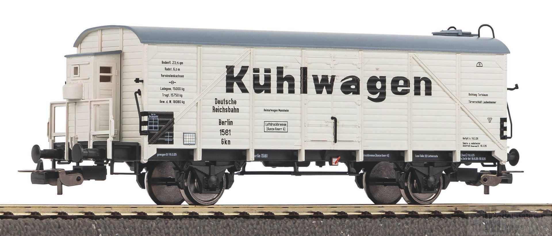 Piko 24505 - Kühlwagen DRG Ep.II Gkn Berlin H0/GL Piko 24505 - Kühlwagen DRG Ep.II Gkn Berlin H0/GL