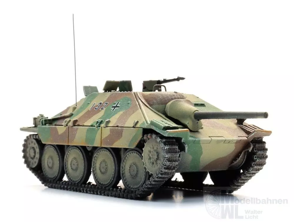 ARTITEC b.v. 6870633 - WM Jagdpanzer 38t Hetzer dreifarbige Tarnung Fertigmodell H0 1:87