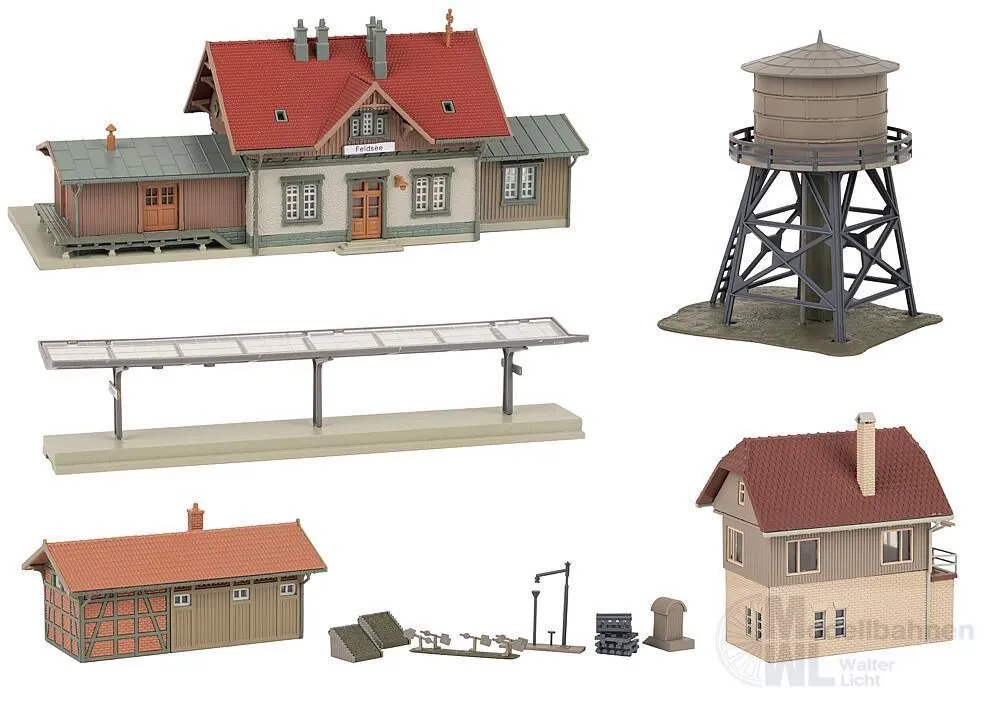 Faller 239011 - Aktions-Set Bahnhof Feldsee N 1:160