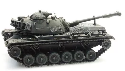 ARTITEC b.v. 6870057 - Panzer M48 A2 Eisenbahntransport Bundeswehr Deutschland H0 1:87