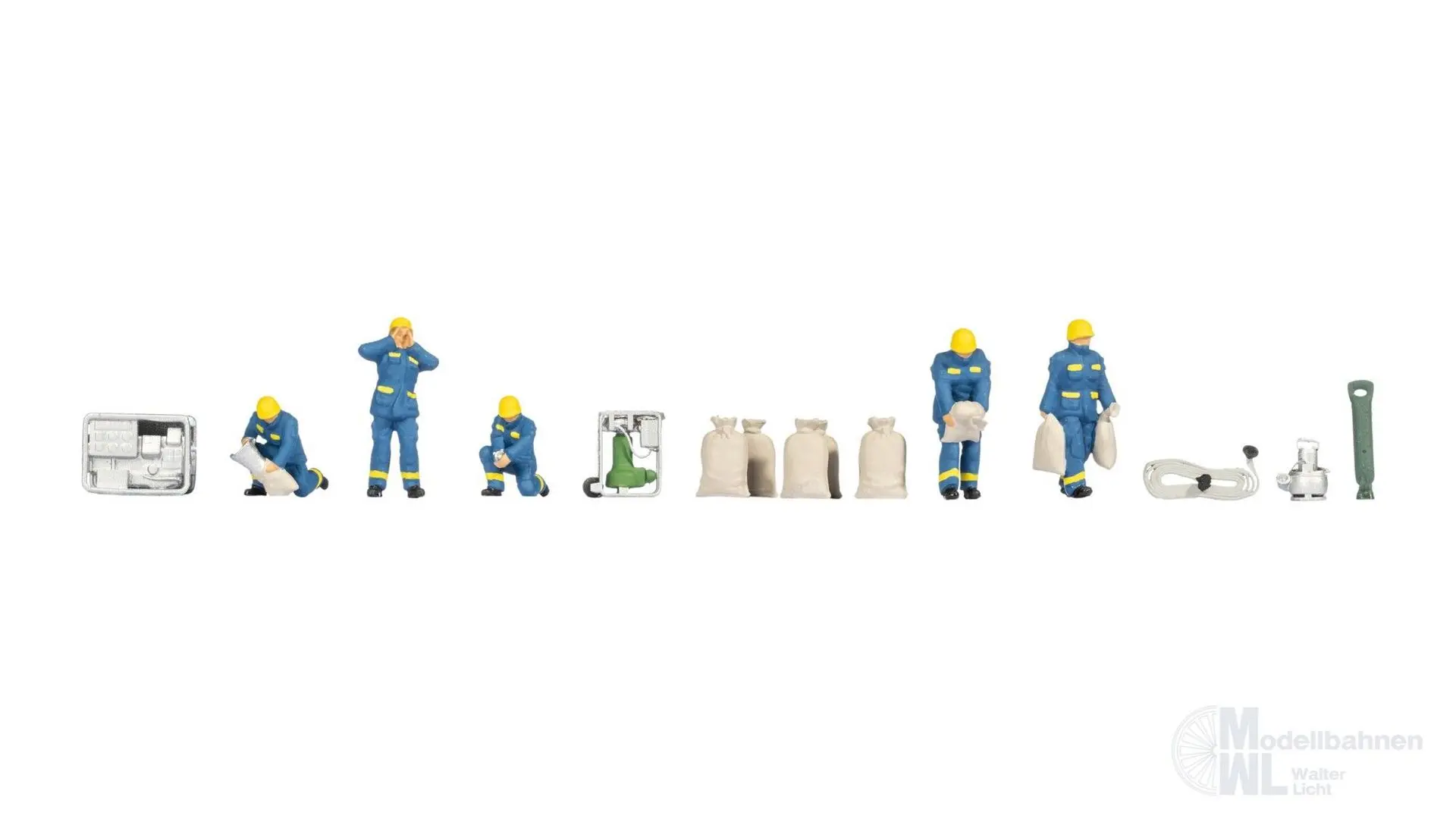 Noch 16258 - Figuren-Themenwelt THW Hochwassereinsatz H0 1:87