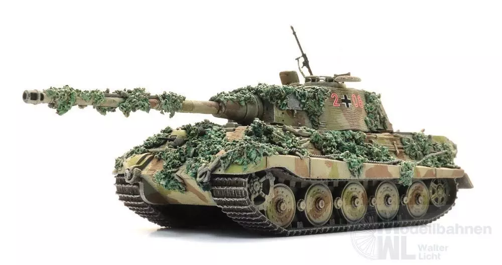 ARTITEC b.v. 6870652 - WM Tiger II Zim dreifarbige Tarnung gefechtsklar s.Pz.Abt.506 H0 1:87