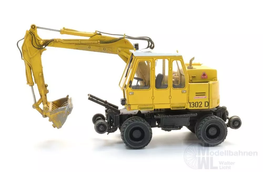 ARTITEC b.v. 387.636 - Atlas 1302 DKZW Zweiwegebagger Fertigmodell H0 1:87