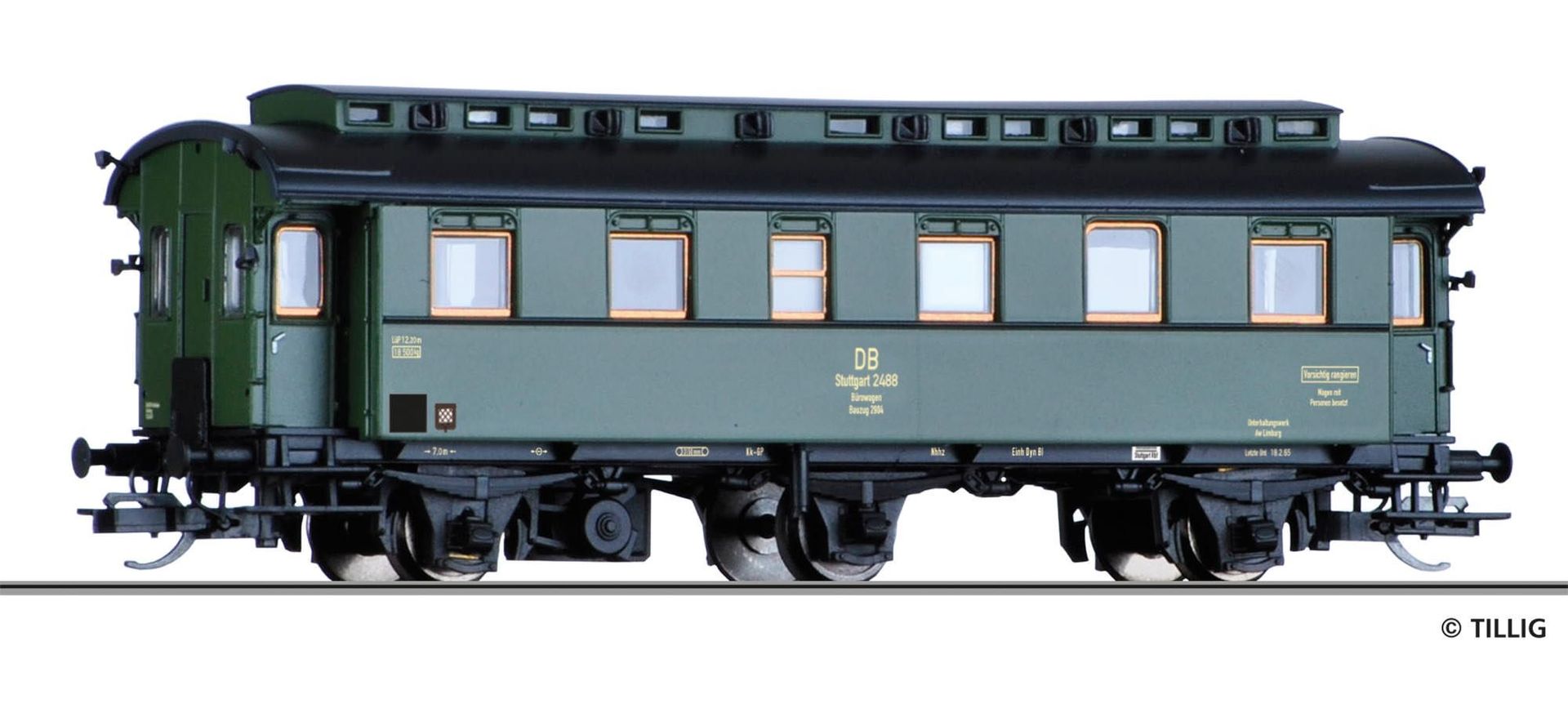 Tillig 16046 - Bürowagen für Bauzug DB Ep. III TT 1:120
