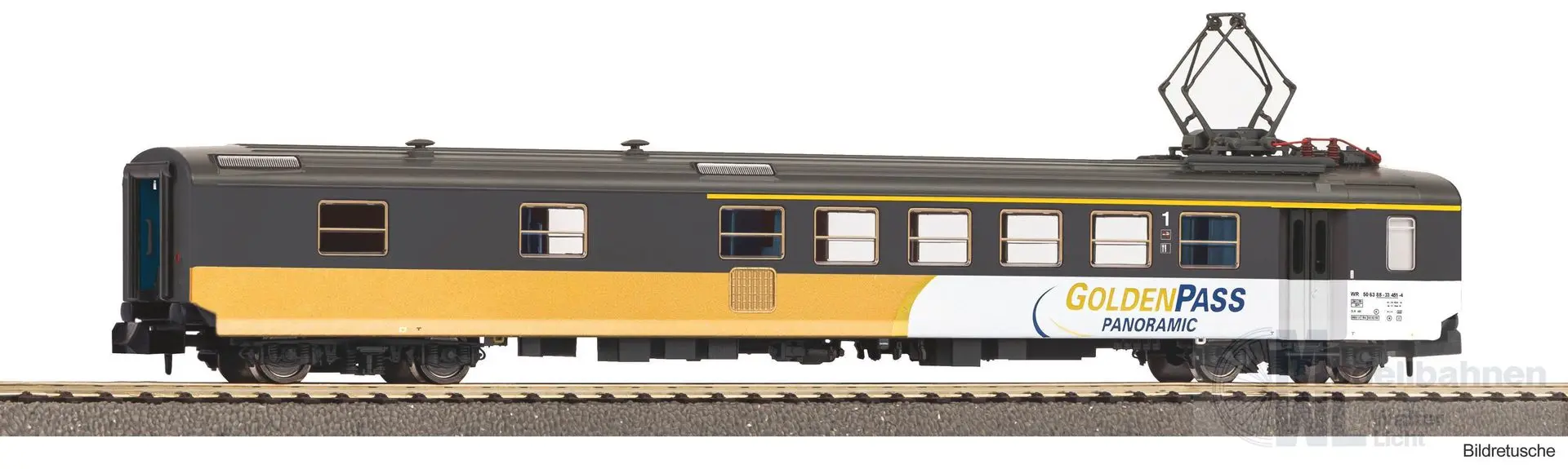 Piko 94388 - Speisewagen BLS Ep.V EW I GoldenPass N 1:160