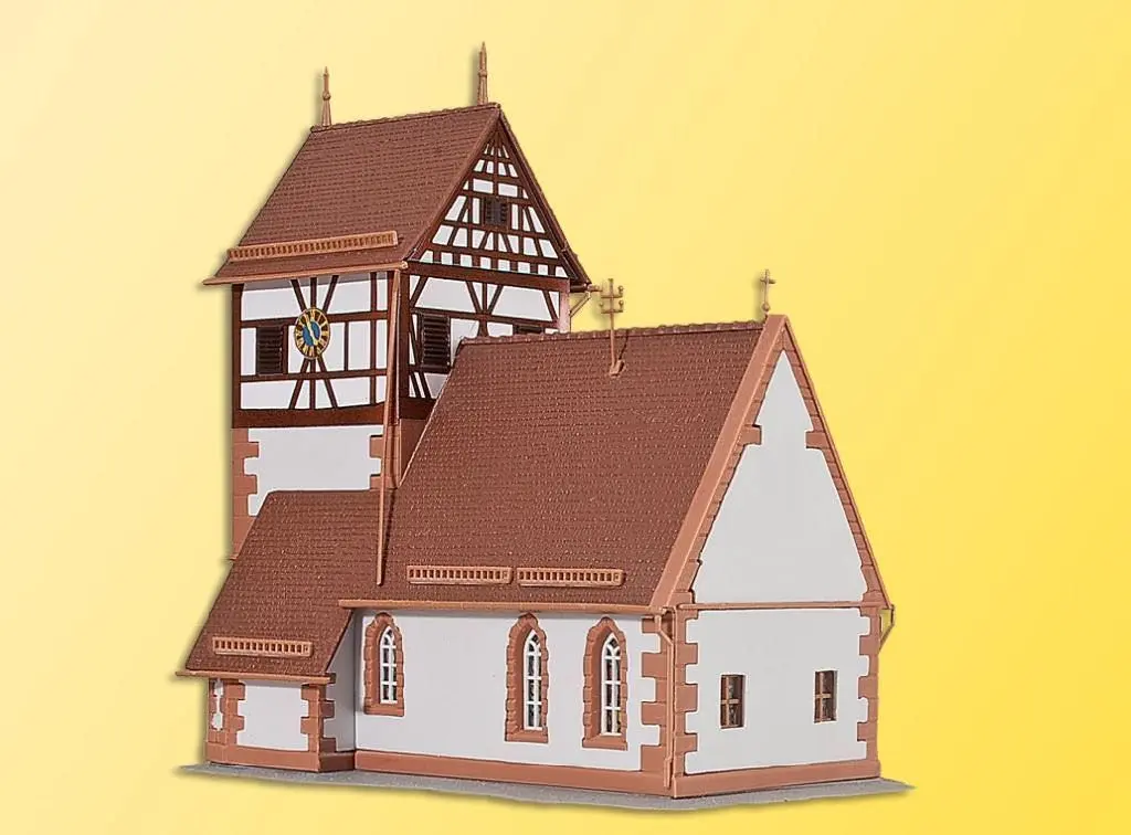 Kibri 37027 - Kirche Schanbach N 1:160