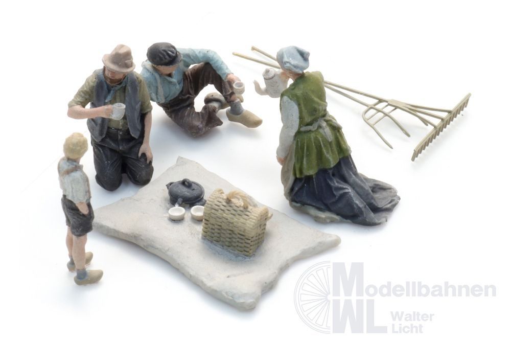 ARTITEC b.v. 5870074 - Mittagspause auf dem Feld (4x) H0 1:87