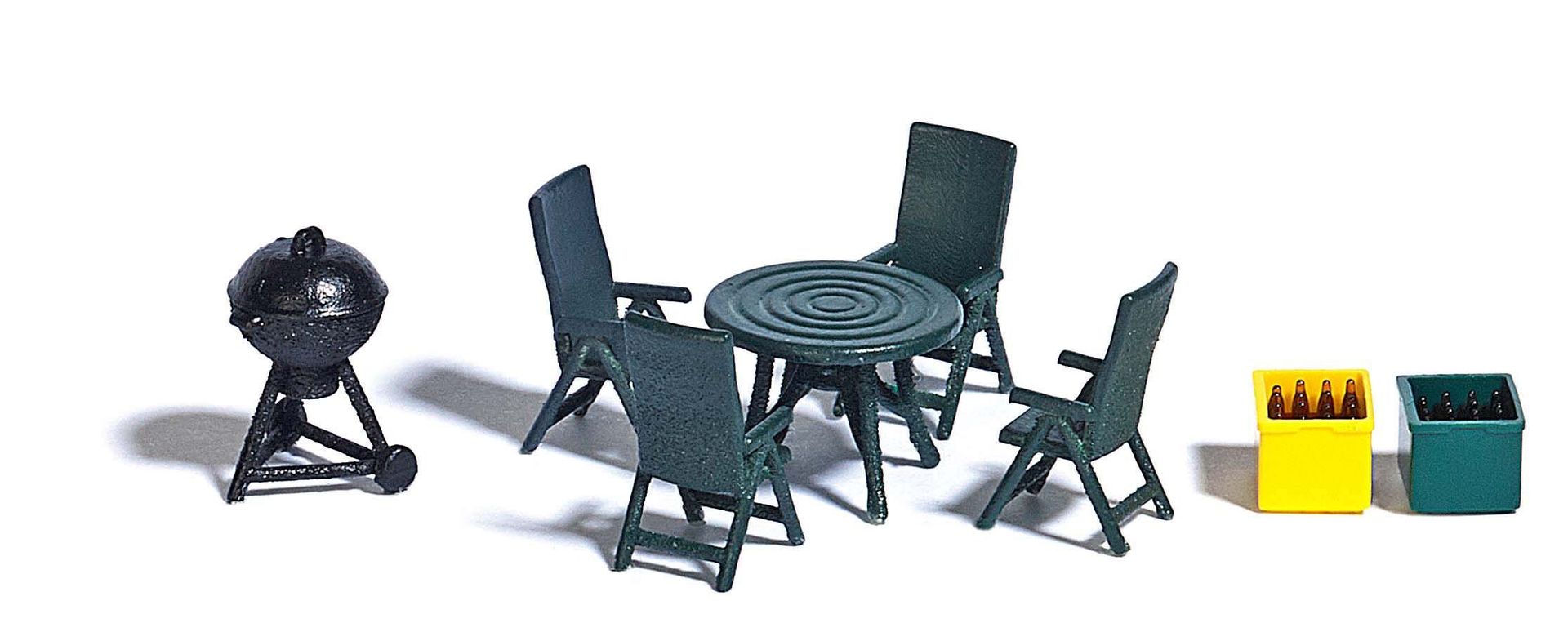 Busch 1190 - Gartenmöbel & Grill H0 1:87