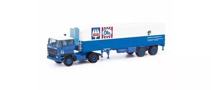 Herpa 87MBS026321 - DAF 2800 Kühlkoffersattelzug Binfürst IGLO H0 1:87