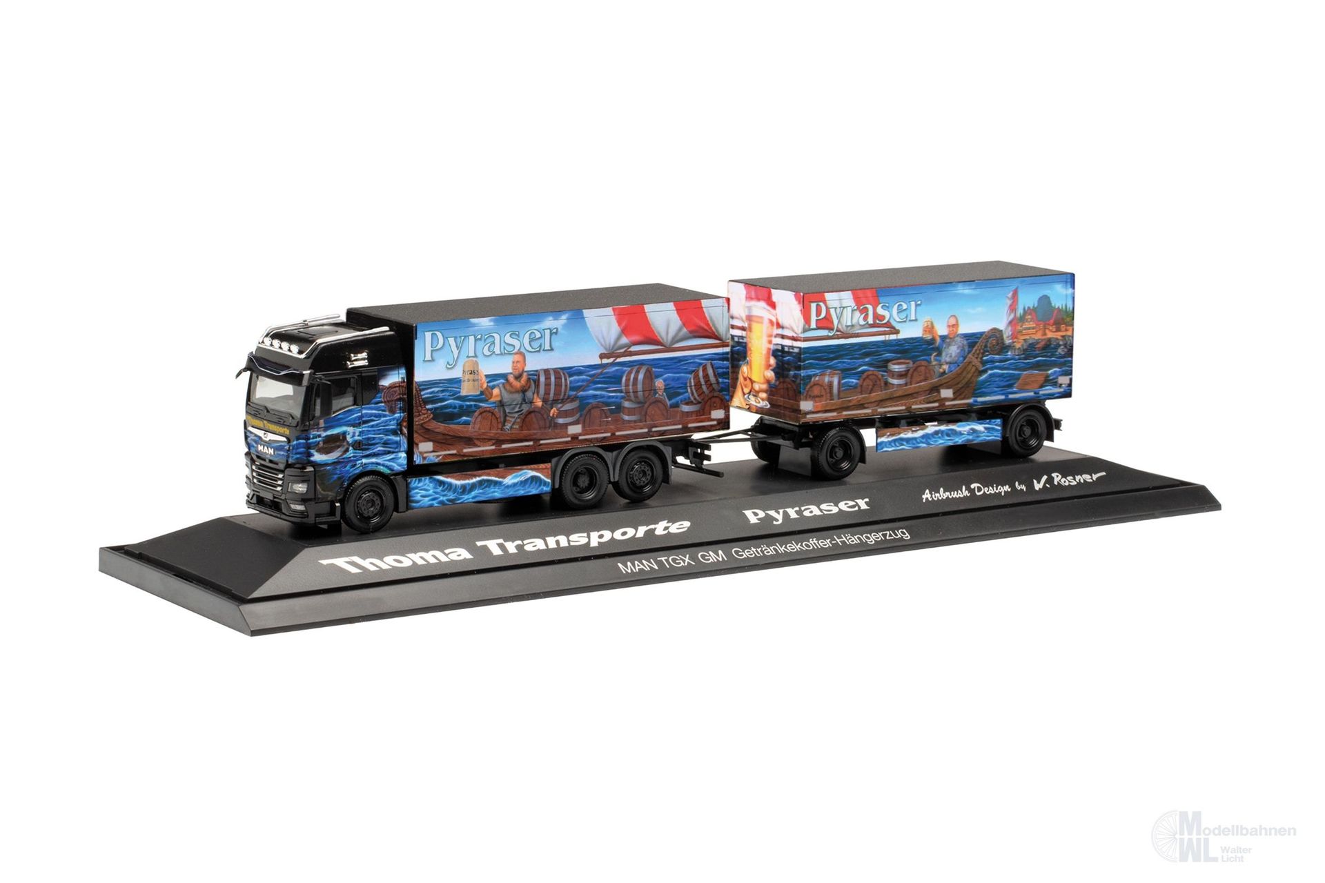 Herpa 122337 - MAN TGX GX Getränkekoffer-Hgz H0 1:87