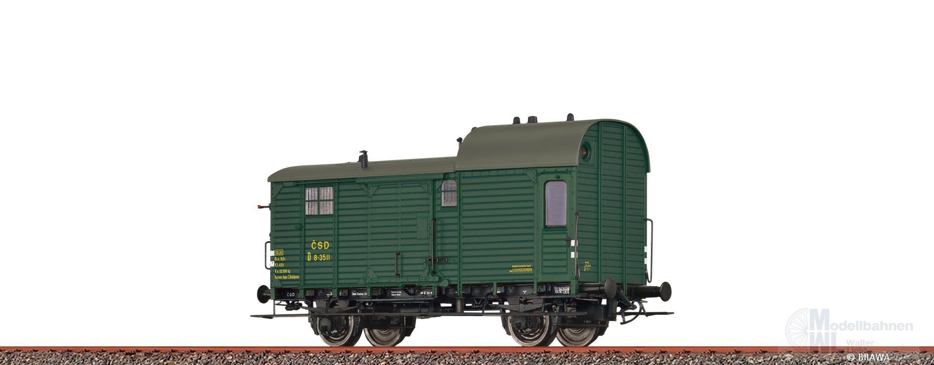 Brawa 49431 - Güterzuggepäckwagen CSD Ep.III Typ D H0/GL Brawa 49431 - Güterzuggepäckwagen CSD Ep.III Typ D H0/GL