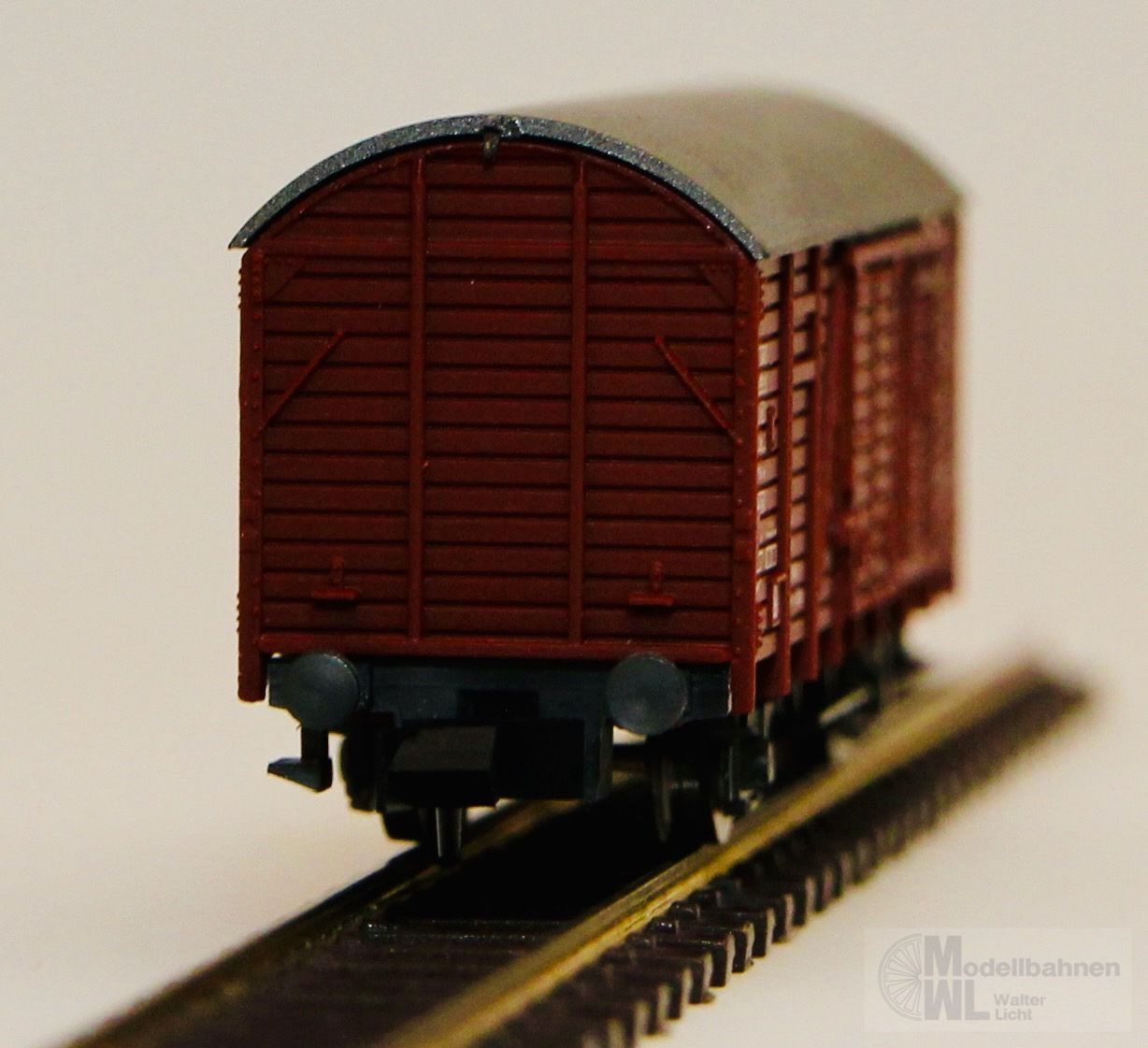 Roco 02321A - ROCO - Güterwagen gedeckt DB Gklm N 1:160