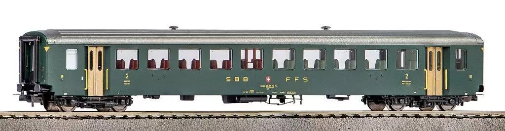 Piko 96799 - Personenwagen SBB Ep.IV EW I 2.Kl. H0/GL