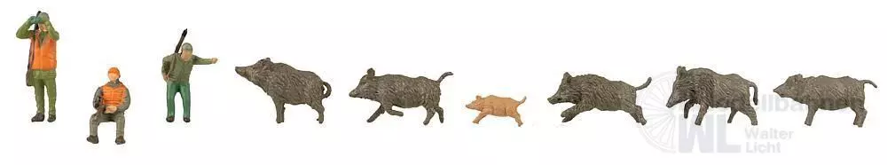 Faller 151701 - Jäger und Wildschweine H0 1:87