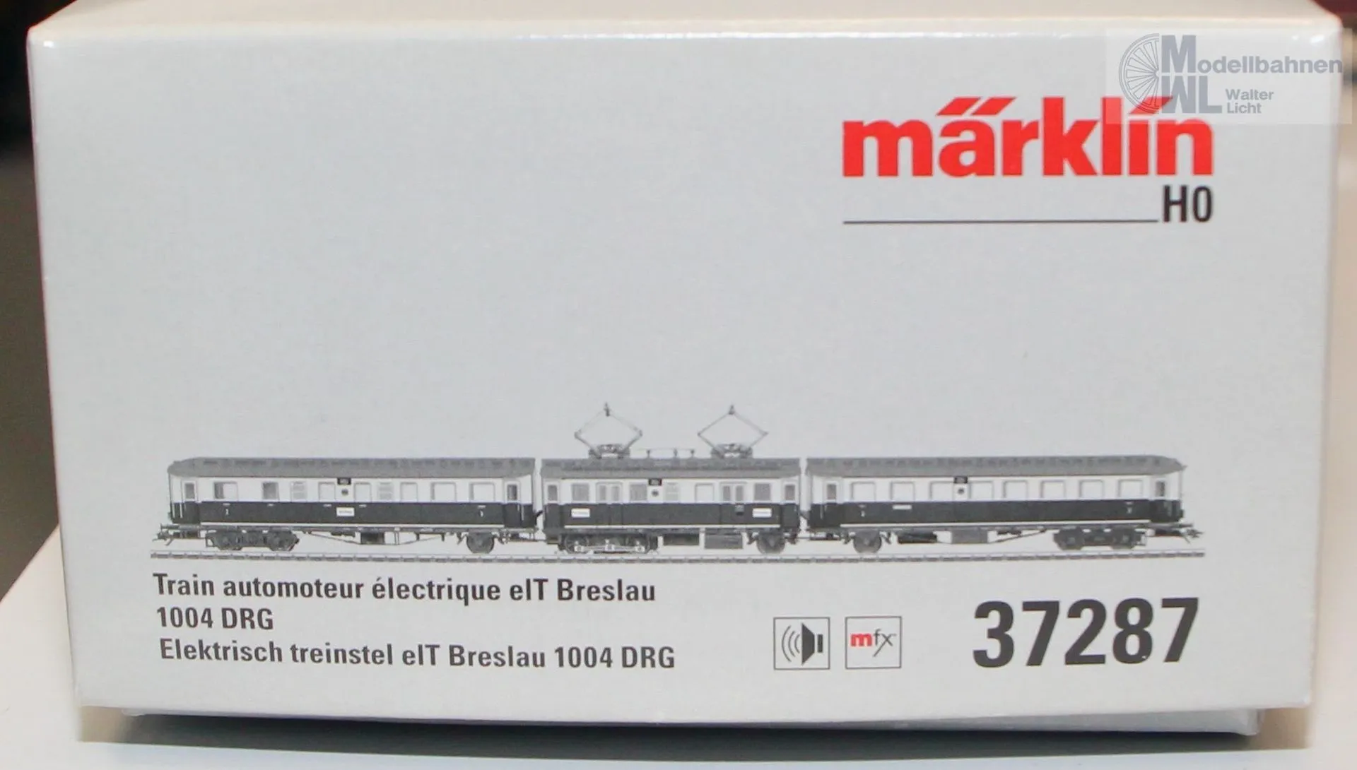 Märklin 37287 - MÄRKLIN - Triebzug elT Breslau 1004 (später ET87) Ep.II H0/WS Sound mfx