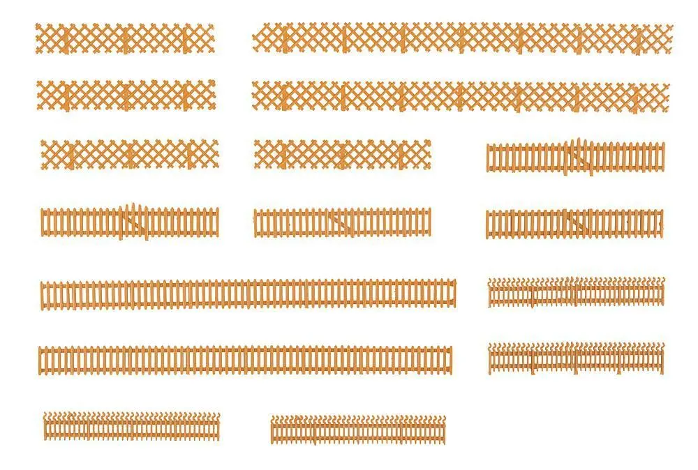 Faller 180860 - Gartenzäune 3 Stück H0 1:87