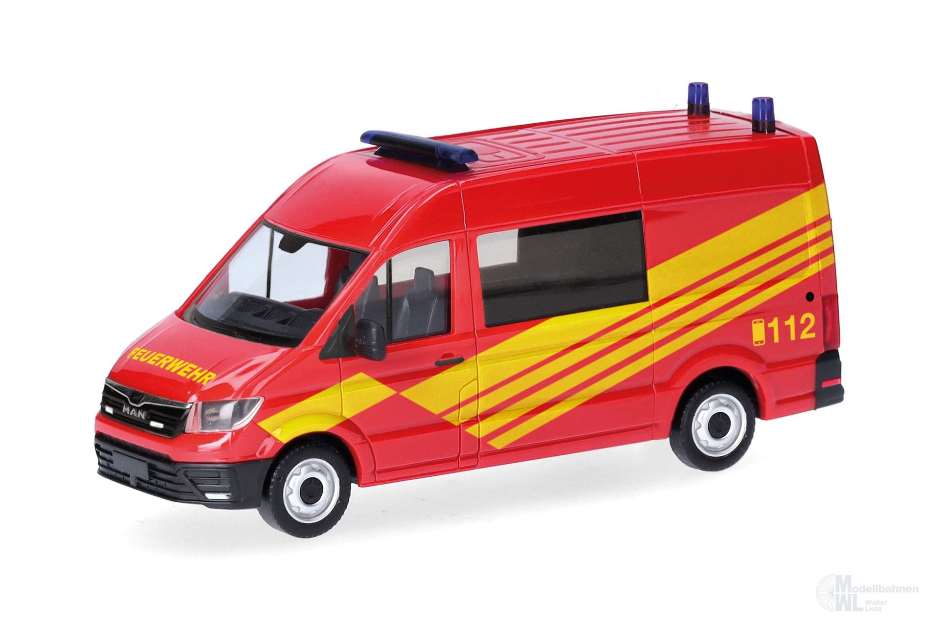 Herpa 98748 - MAN TGE Halbbus HD Feuerwehr H0 1:87
