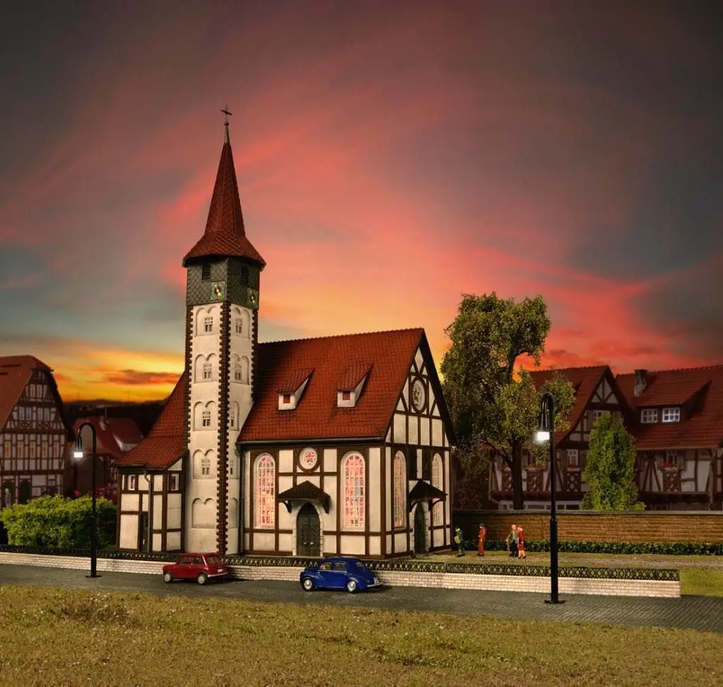 Vollmer 43768 - Fachwerkkirche Altbach H0 1:87