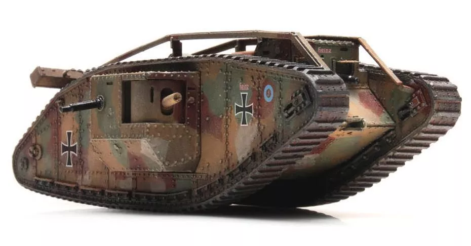 ARTITEC b.v. 6870178 - WW I Mark IV male beute Abt. 14 Heinz H0 1:87