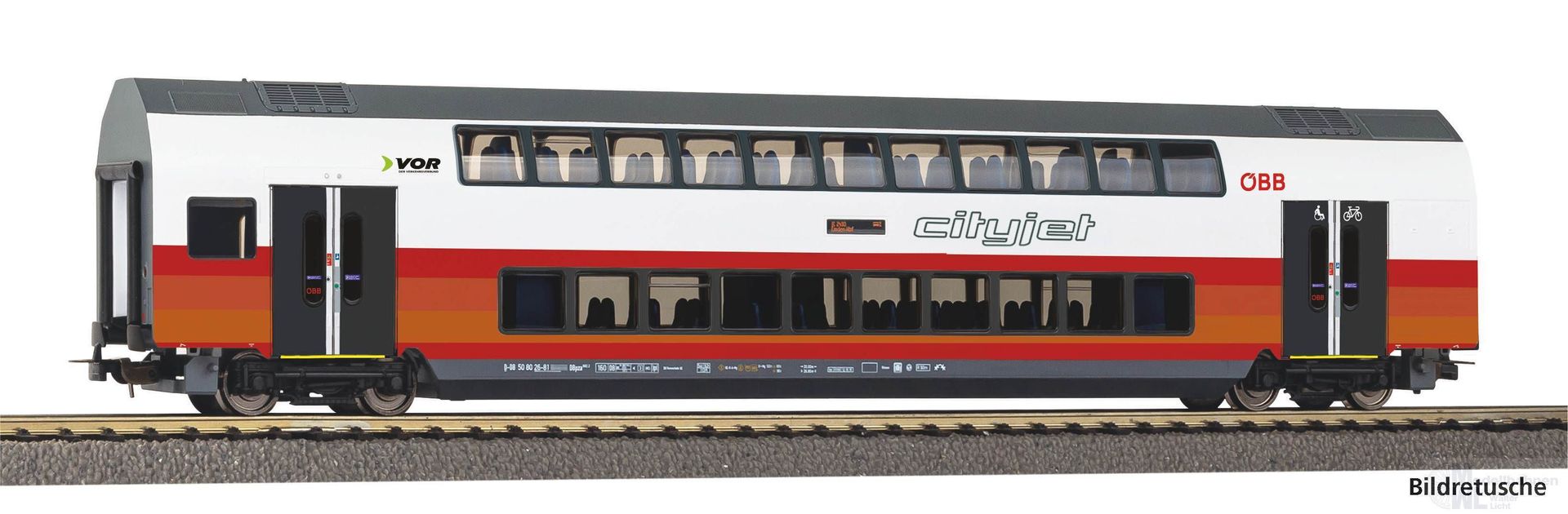 Piko 58818 - Doppelstockwagen ÖBB Ep.VI H0/GL