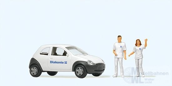 Preiser 33245 - Ambulanter Pflegedienst 2 Figuren und PKW H0 1:87 Preiser 33245 - Ambulanter Pflegedienst 2 Figuren und PKW H0 1:87