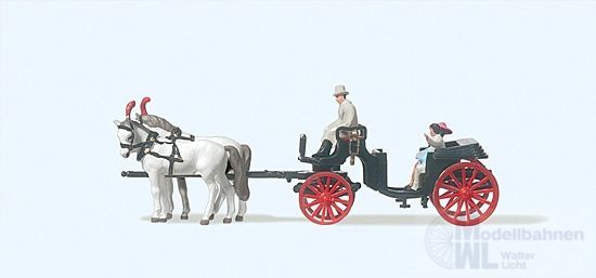 Preiser 79481 - Droschke offen N 1:160