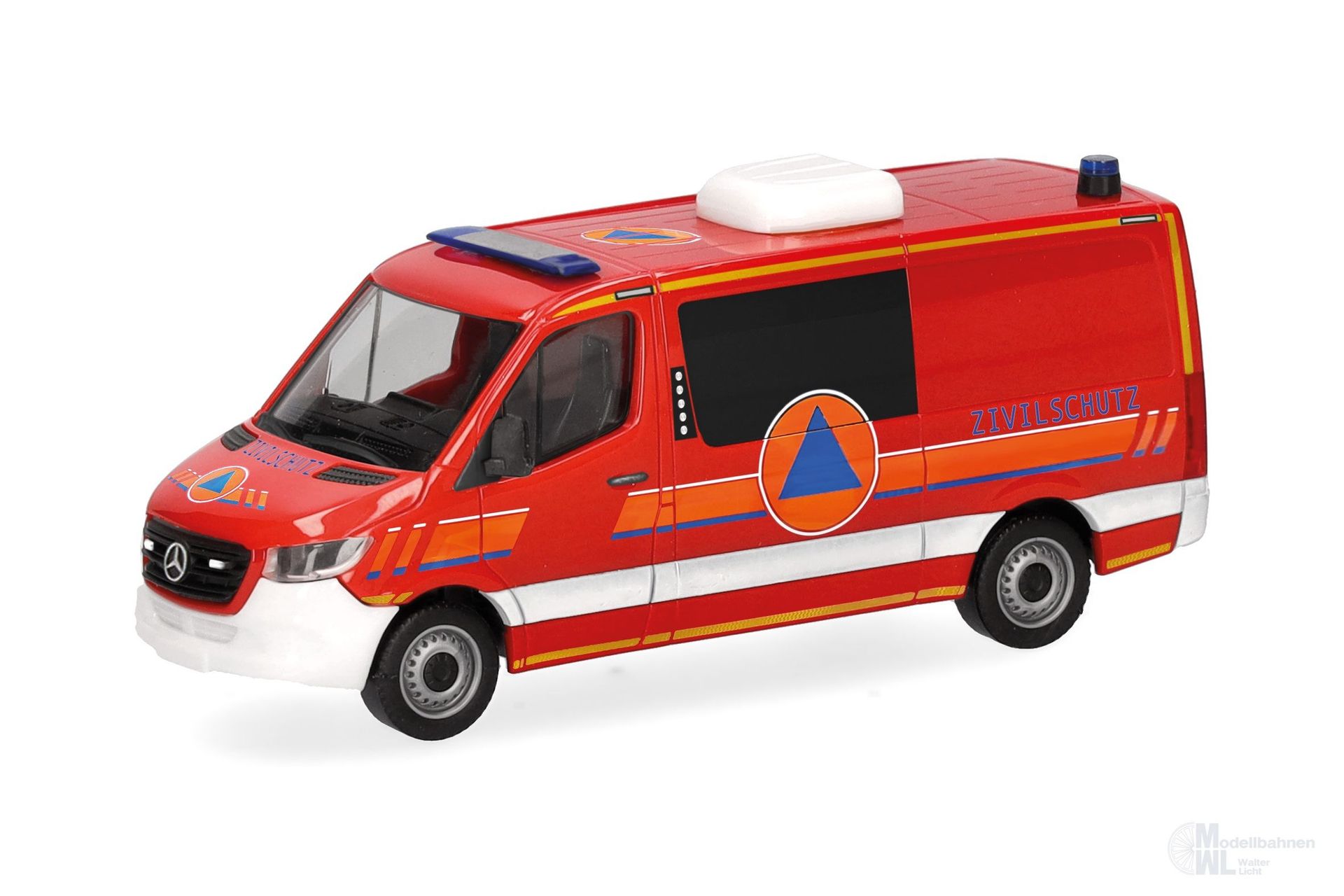 Herpa 099059 - Mercedes-Benz Sprinter 18 Halbus FD Zivilschutz H0 1:87