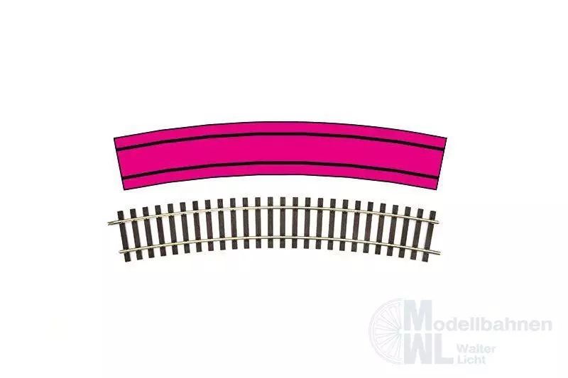 Lenz 45021 - Gleis gebogen 22,5°R1 Radius 914,4 mm Spur 0