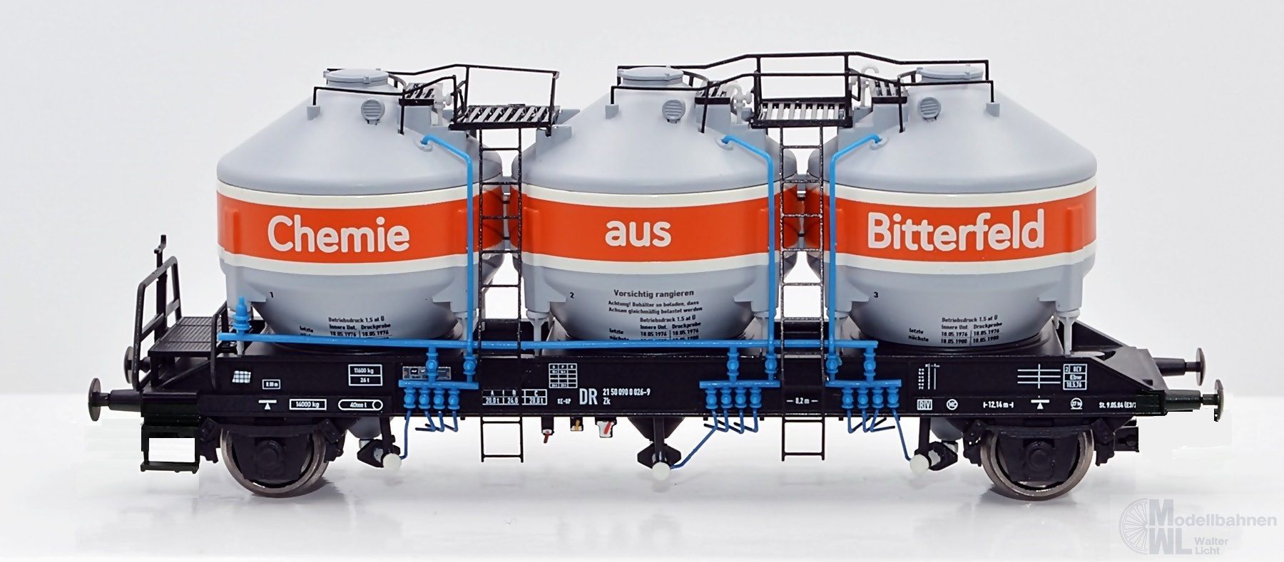 NPE NW22073 - Silowagen DR Ep.IV Zk Chemie aus Bitterfleld H0/GL NPE NW22073 - Silowagen DR Ep.IV Zk Chemie aus Bitterfleld H0/GL