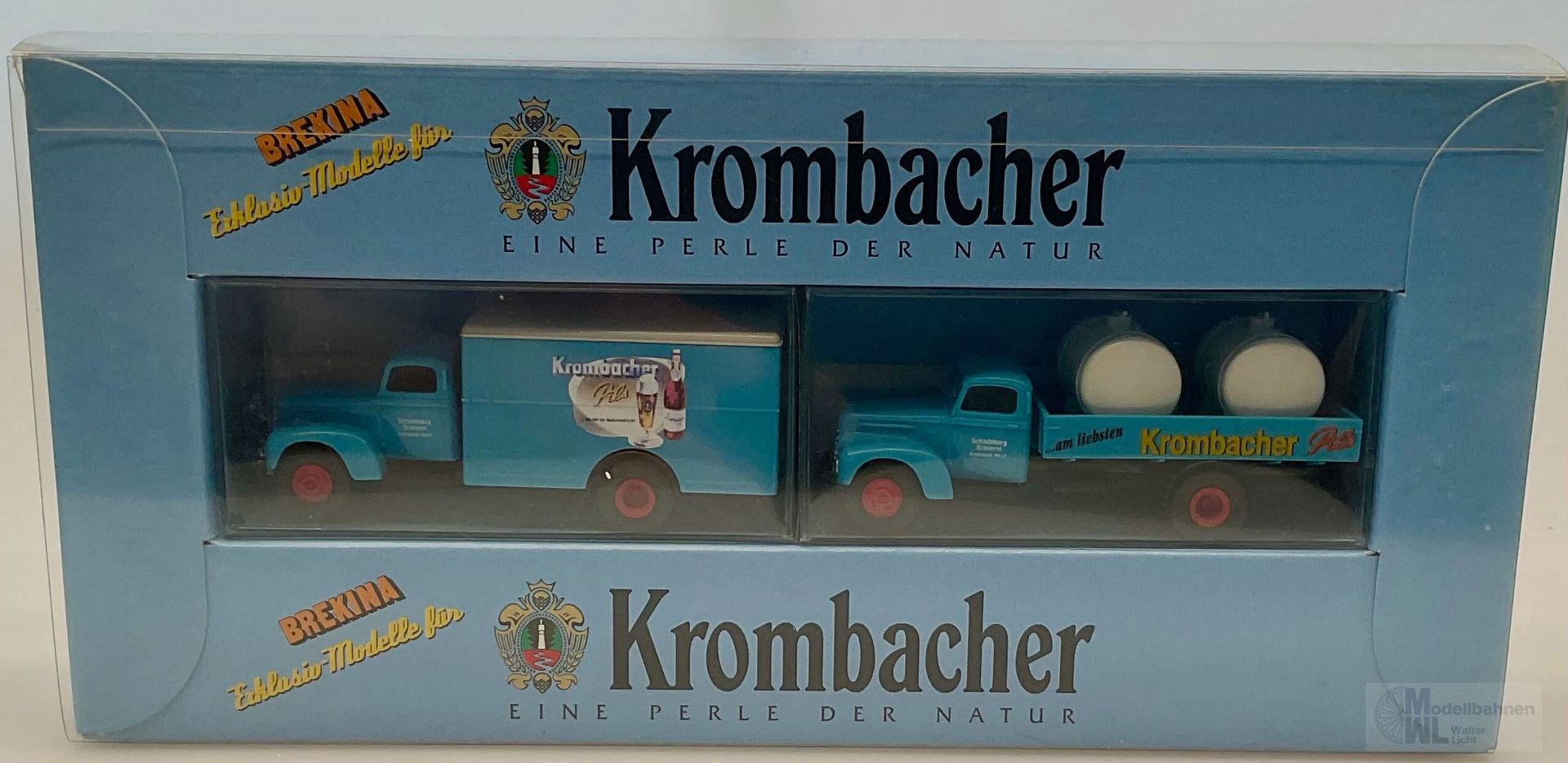 Brekina bre2469 - BREKINA - Brekina Ford Fk 3500 Krombacher SET Koffer+Pritsche H0 1:87