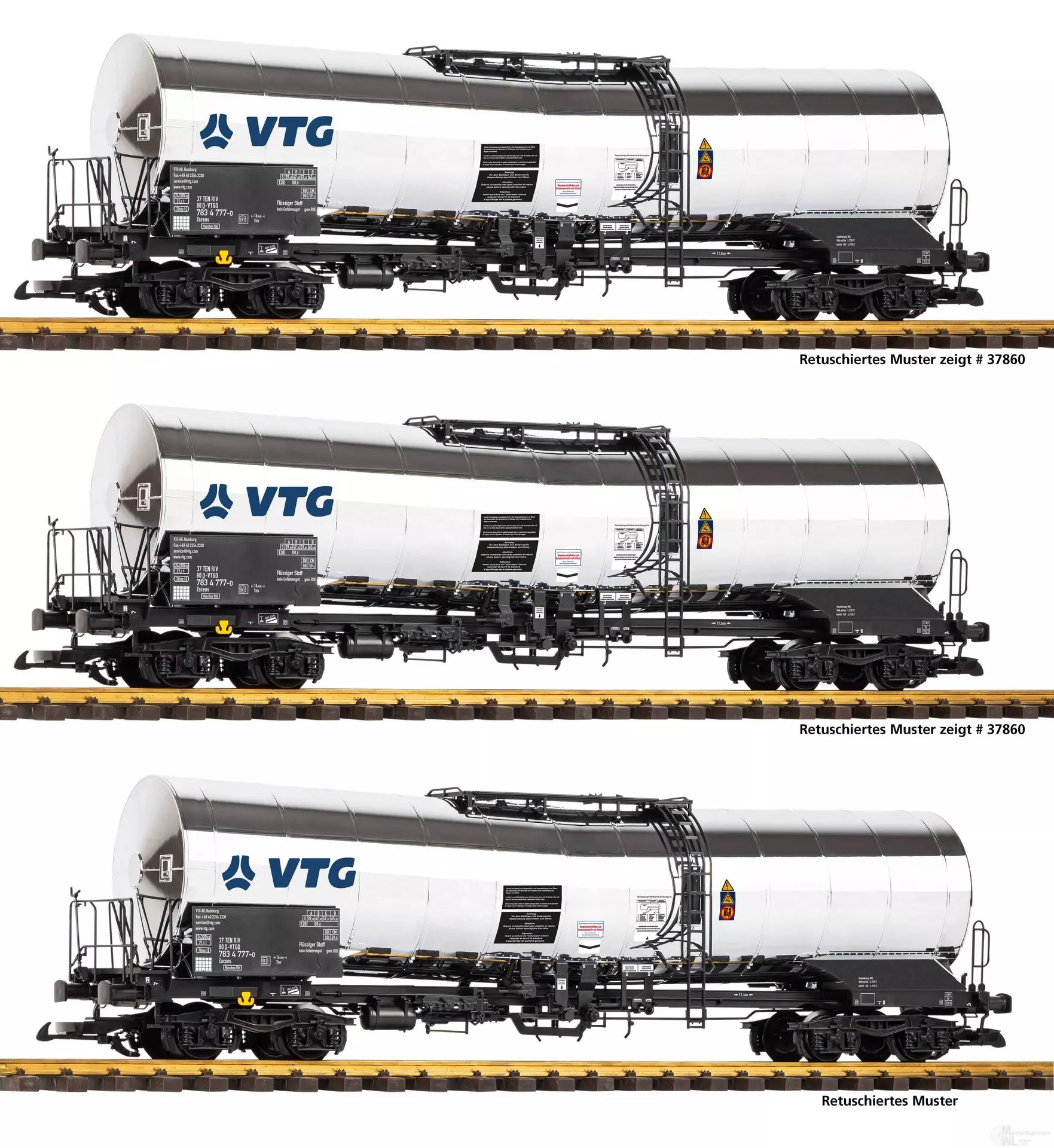 Piko 37863 - Kesselwagen Set aus 37860/37861/37862 Spur G 1:22,5