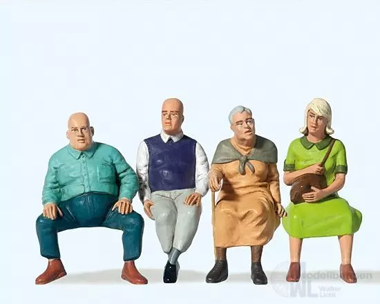 Preiser 45122 - Sitzende Reisende Spur G