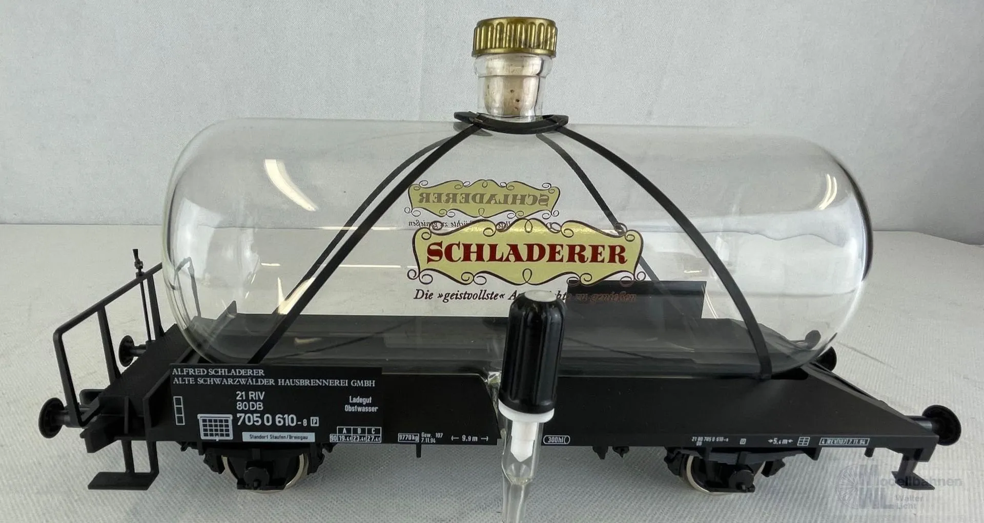 Märklin 5428 - MÄRKLIN - Glaskesselwagen DB Ep.IV Schladerer Spur 1